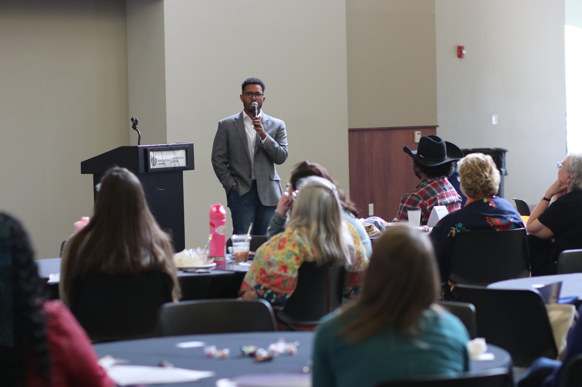 Isaac Etter speaking